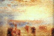 Joseph Mallord William Turner Approach to Venice oil painting